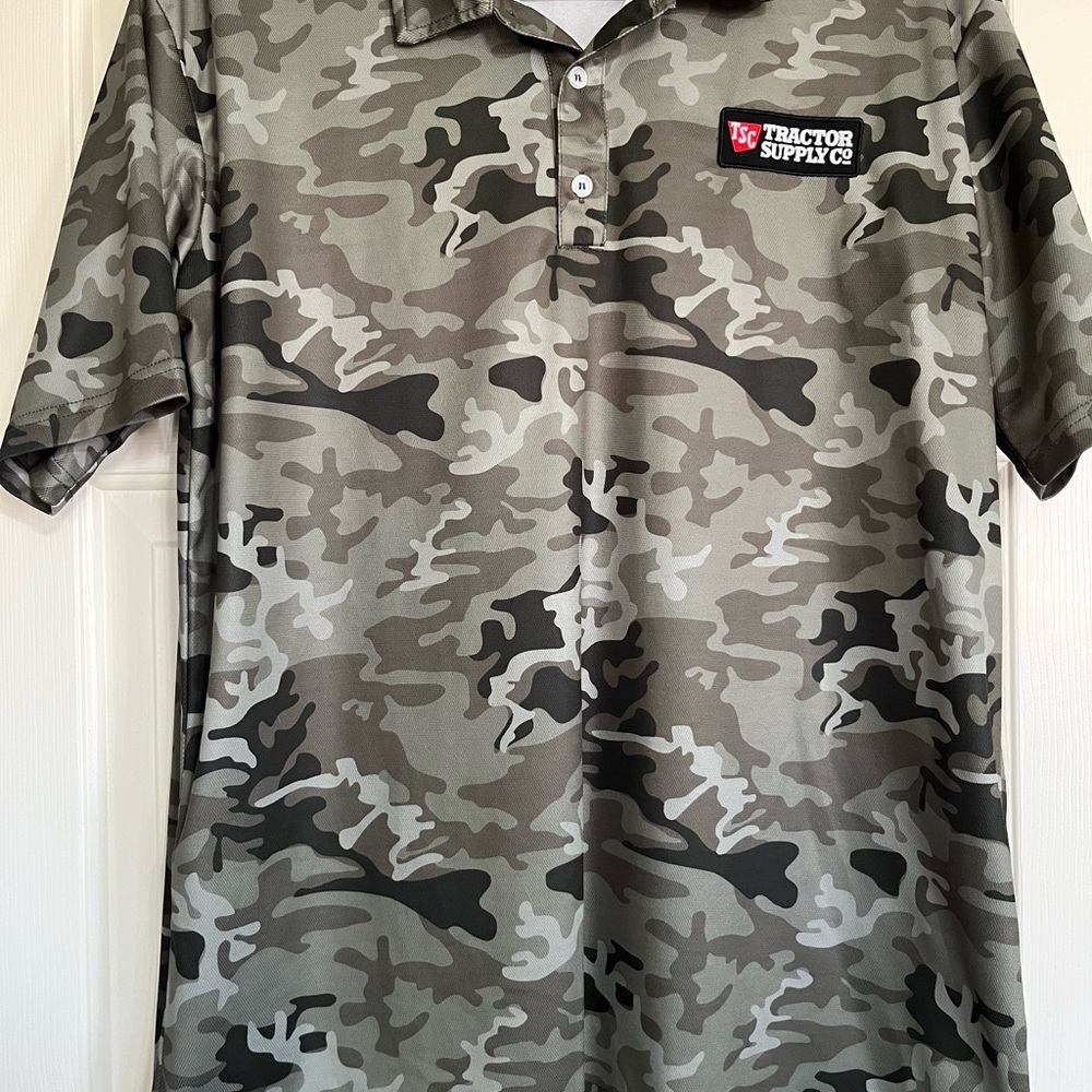 Tractor Supply Co Men's Camouflage Polo Shirt